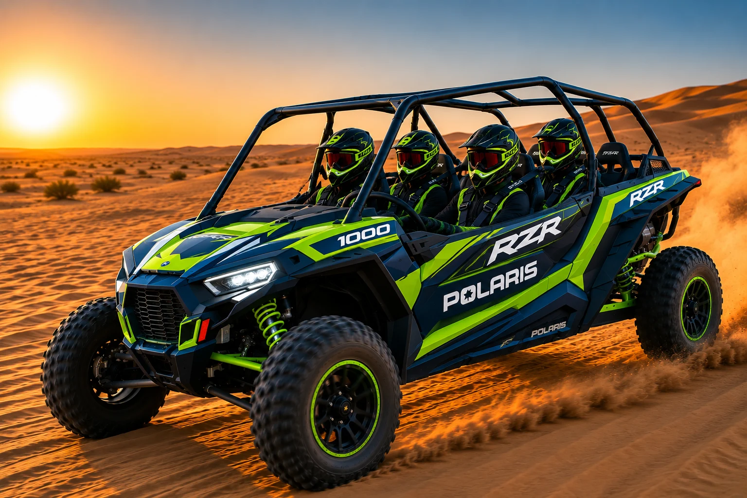 Polaris 4-Seater Buggy - ultimate group adventure vehicle