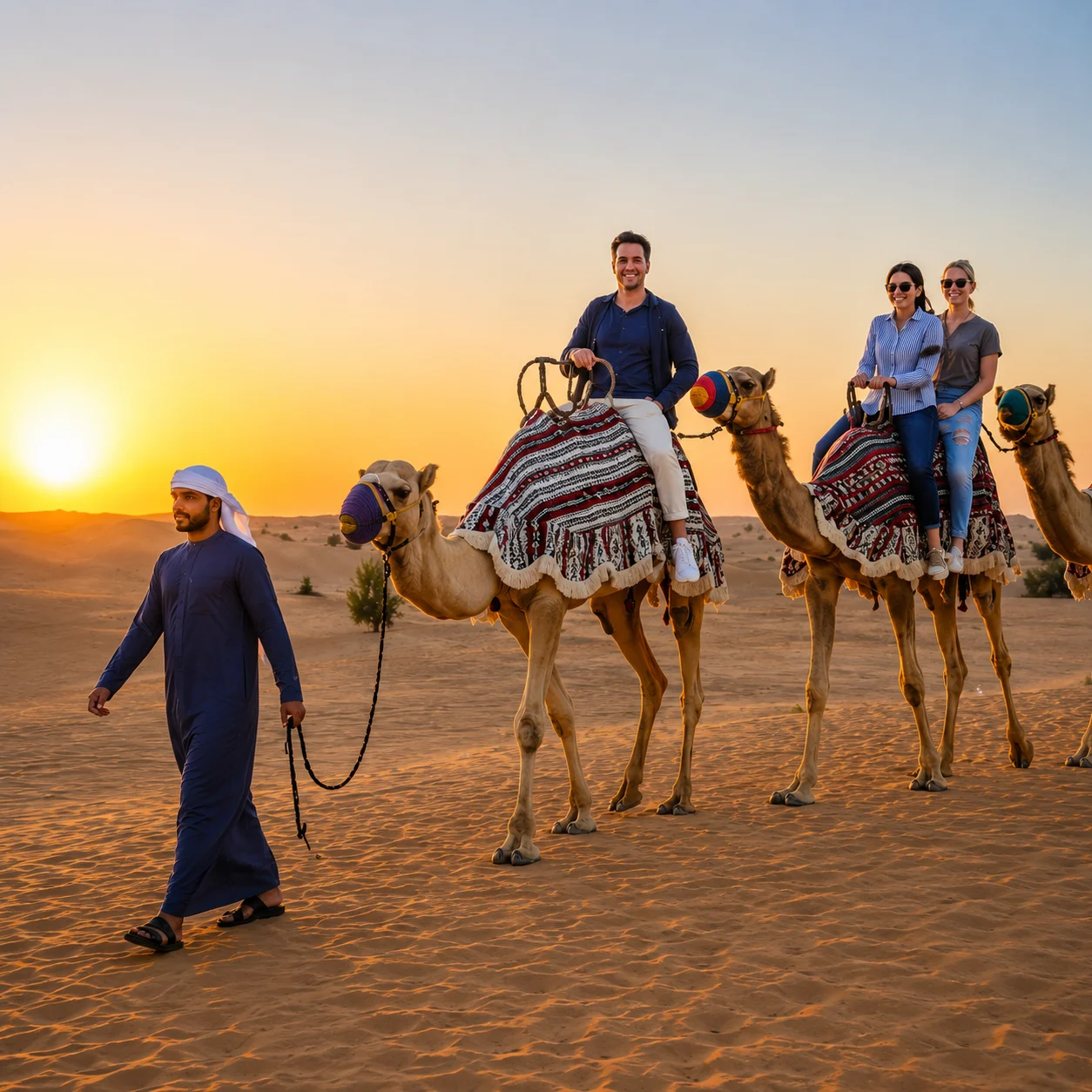 Private camel ride experience
