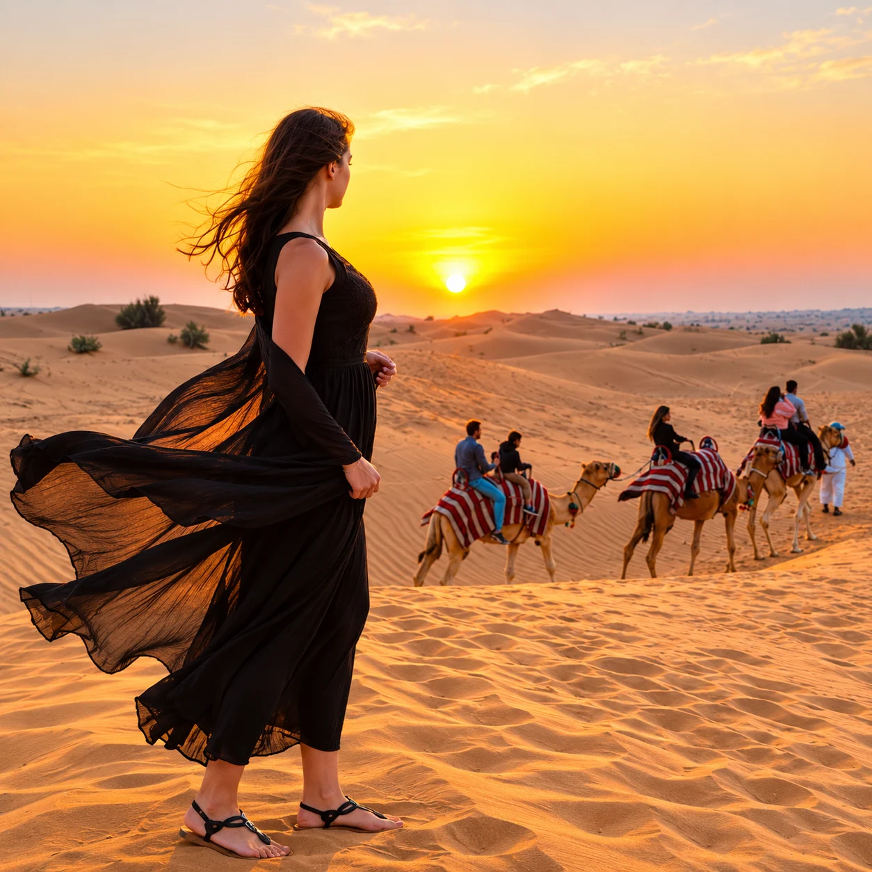 Morning desert safari in Dubai