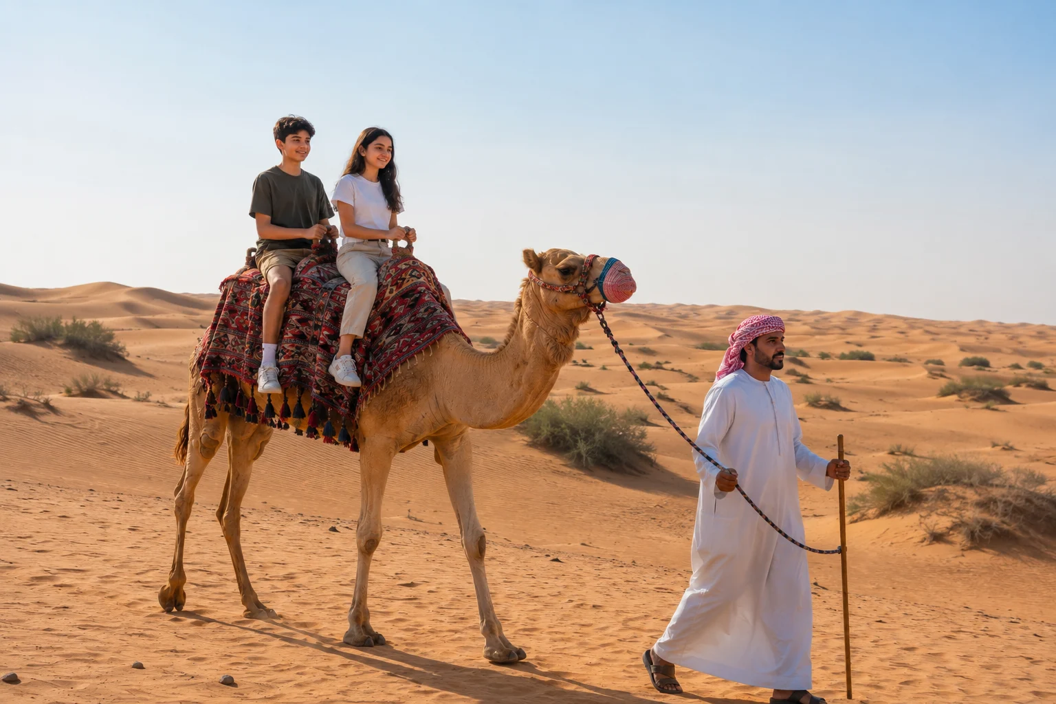 Camel Ride Adventure Dubai - Authentic desert trek with Bab Al Sand