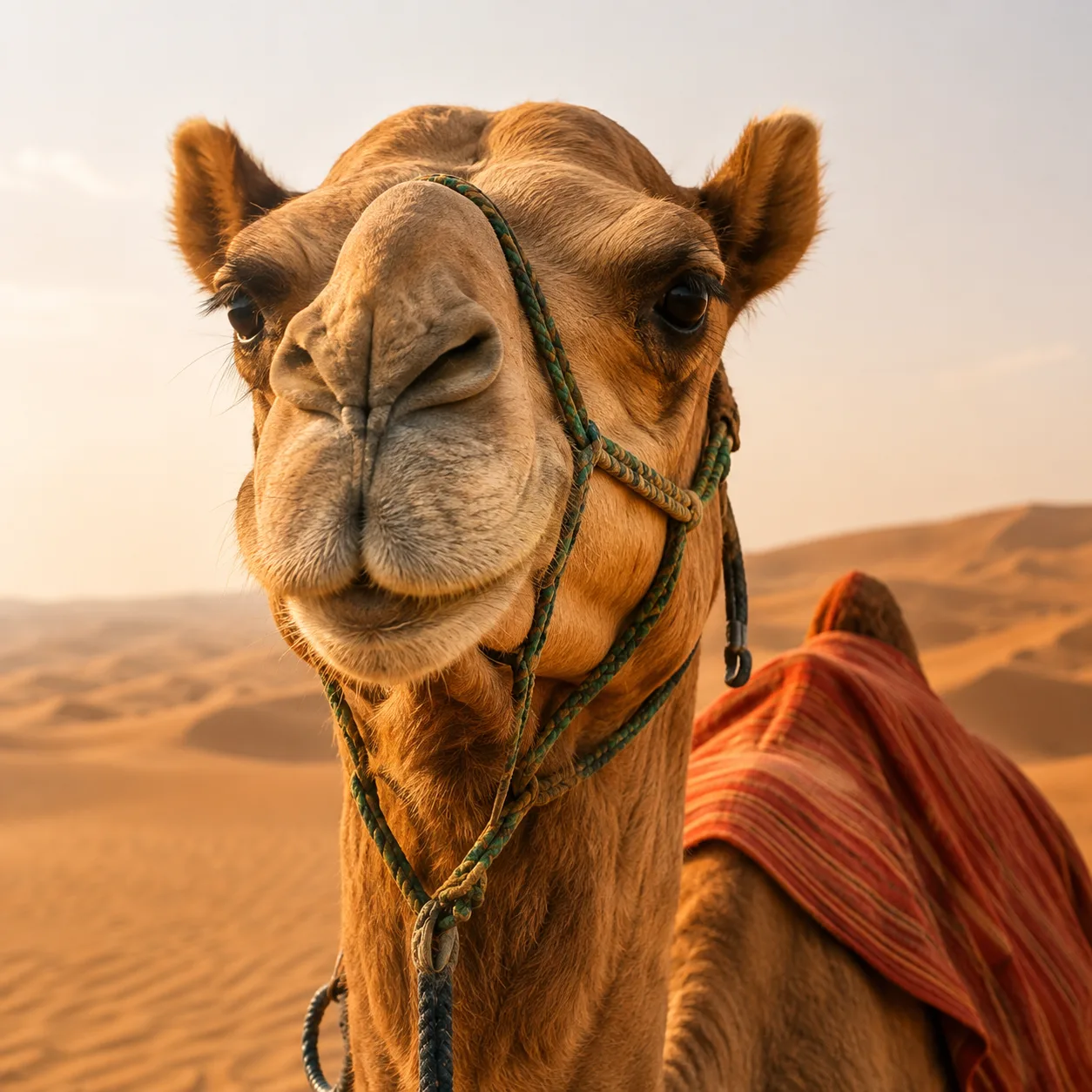 Camel in Dubai desert